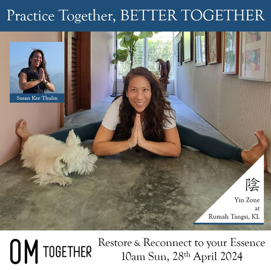 Restore & Reconnect to your Essence by Susan Kee Thulin (90 min) at 10am Sun on 28 Apr 2024