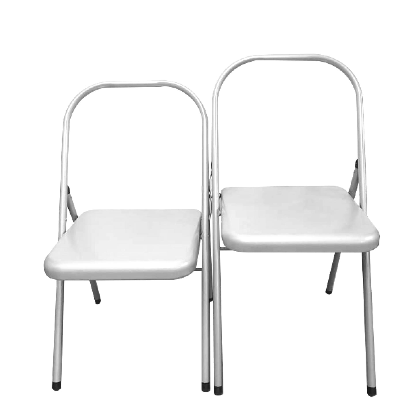 Salamba - Silver Metal Tall Yoga Chair (89 cm)