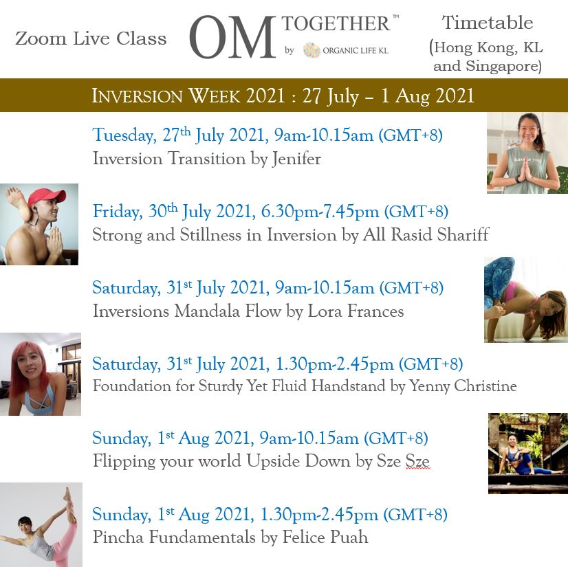 INVERSION WEEK 2021 UNLIMITED PASS (26 July - 1 Aug) - completed