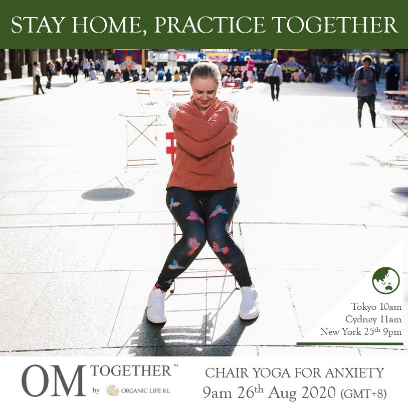 CHAIR YOGA UNLIMITED PASS (24-30 Aug 2020) - up to 8 classes