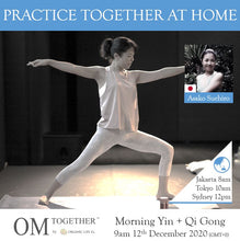 Load image into Gallery viewer, [Zoom] Morning Yin + Qi Gong by Asako (75 min) at 9am Sat on 12 Dec 2020 -completed
