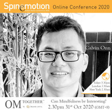 Load image into Gallery viewer, [Free talk]  Can Mindfulness be Interesting? by Calvin Onn (90 min) at 2.30pm Sat on 31 Oct 2020 -completed

