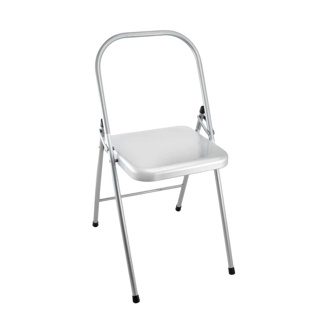 Salamba - Silver Metal Tall Yoga Chair (89 cm)