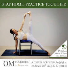 Load image into Gallery viewer, CHAIR YOGA UNLIMITED PASS (24-30 Aug 2020) - up to 8 classes
