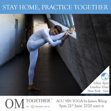 Load image into Gallery viewer, [Online] ACU-YIN YOGA by James&#39; Wong (90 min) at 5pm on 21 June 2020 -completed
