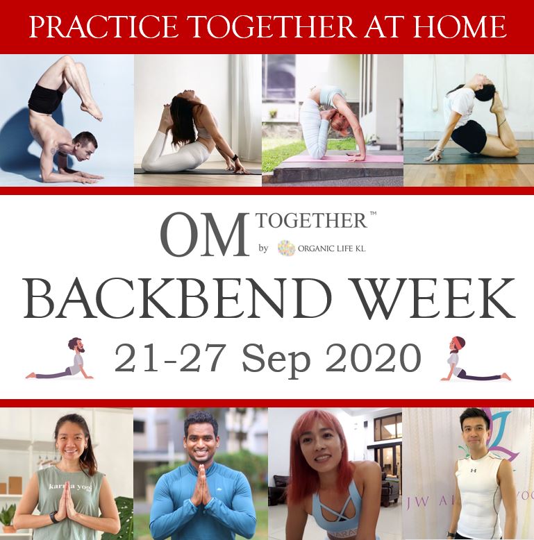 [Zoom] FUNCTIONAL BACKBEND by James' Wong (75 min) at 6.30pm Fri on 25 Sep 2020 -completed
