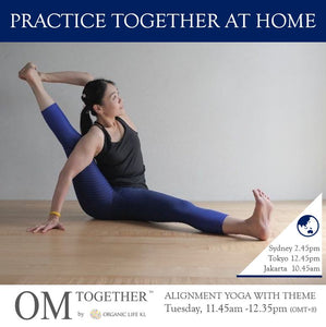 ALIGNMENT YOGA WITH THEME (50 min) at 11.45am Tue on 23 May 2022