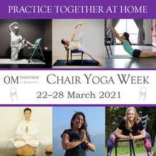 Load image into Gallery viewer, Chair Yoga Flow (75 min) at 9am Sun on 28 Mar 2021 -completed
