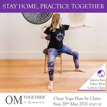 Load image into Gallery viewer, Chair Yoga Flow (75 min) at 9am Sun on 28 Mar 2021 -completed
