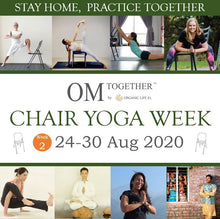 Load image into Gallery viewer, [Zoom] CHAIR YOGA FOR ANXIETY by Claire (60 min) at 9am Wed on 26 Aug 2020 -completed

