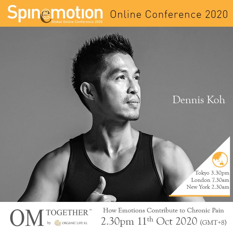 [Free talk]  How Emotions Contribute to Chronic Pain by Dennis (90 min) at 2.30pm Sun on 11 Oct 2020 -completed