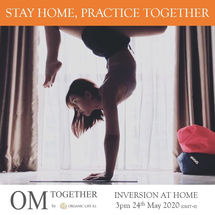 [Online] INVERSION AT HOME by Esther (60 min) at 3pm on 24 May 2020 -completed
