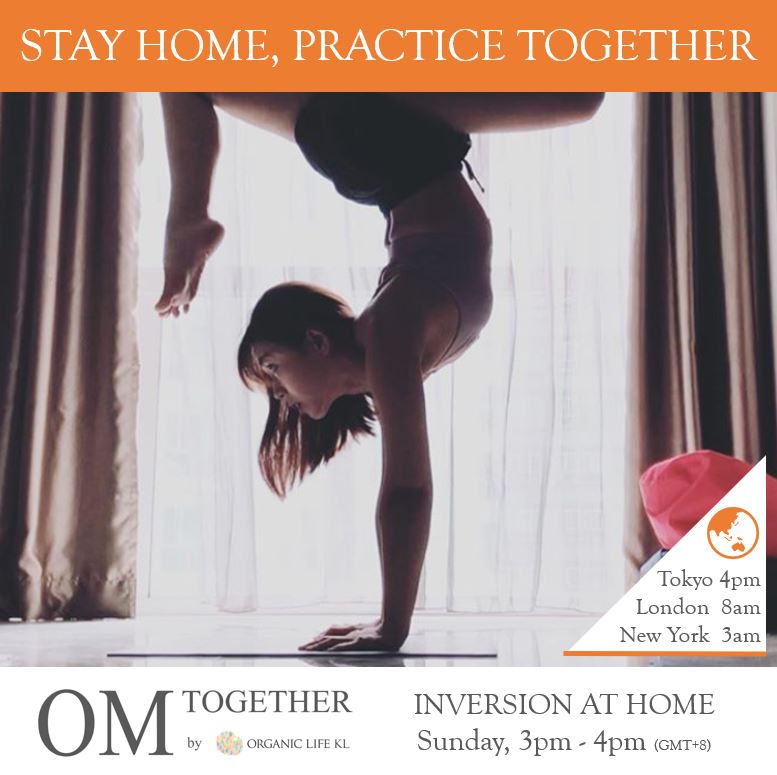 [Online] INVERSION AT HOME by Esther (60 min) at 3pm on 28 June 2020 -completed