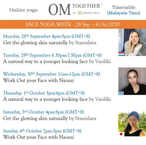 FACE YOGA WEEK UNLIMITED PASS (28 Sep - 4 Oct 2020) - up to 6 classes