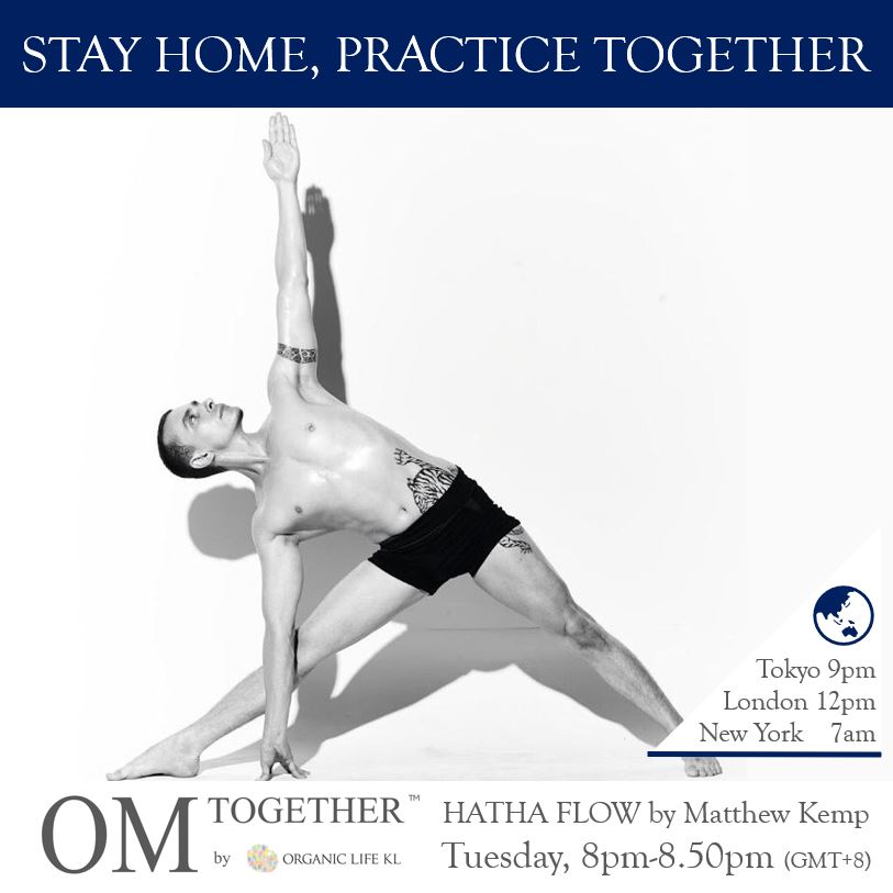 [Zoom] Hatha Flow by Matthew Kemp (50 min) at 8pm on 10 Nov 2020 - completed