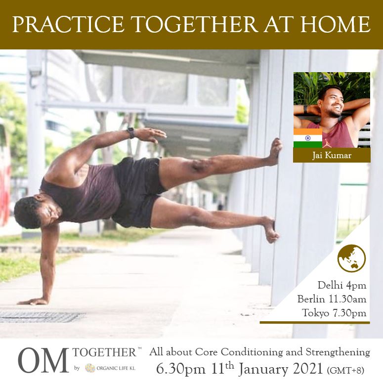 [Zoom] All about Core Conditioning and Strengthening (75min) at 6.30pm Mon on 11 Jan 2021 -completed
