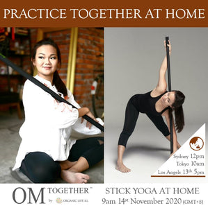 [Zoom] STICK YOGA AT HOME by Josephine Chan (75 min) at 9am on 14 November 2020 -completed