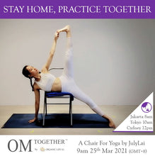 Load image into Gallery viewer, A Chair for Yoga (75 min) at 9am Thu on 25 Mar 2021 -completed
