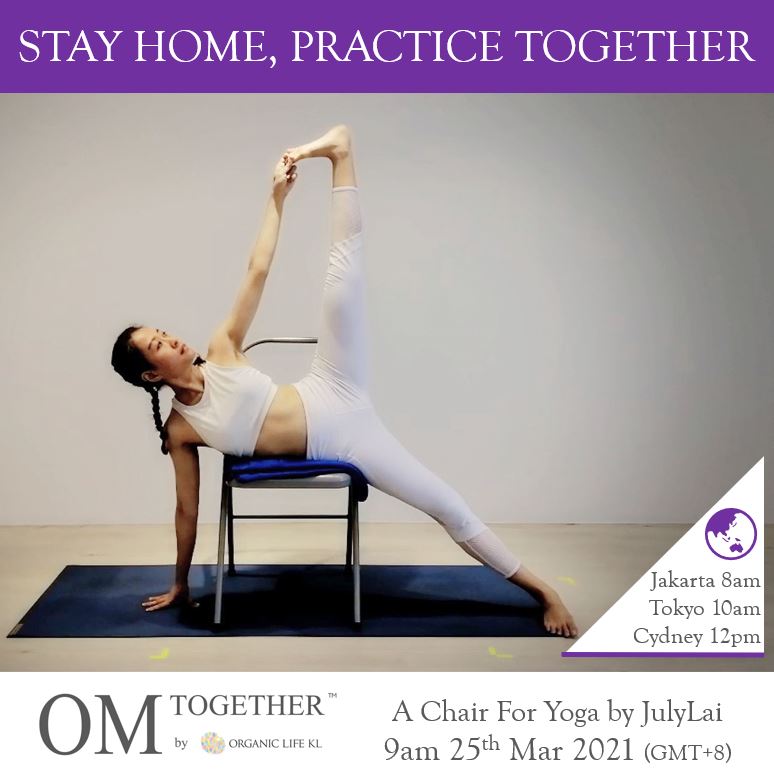 CHAIR YOGA WEEK UNLIMITED PASS (22-28 Mar 2021) - up to 6 classes