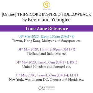 [Online] TRIPSICORE INSPIRED HOLLOWBACK by Kevin and Yeonglee (90 min) at 12pm on 31 May 2020 -completed