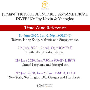 [Online] TRIPSICORE INSPIRED ASYMMETRICAL INVERSION by Kevin and Yeonglee (90 min) at 1pm on 21 June 2020 -completed