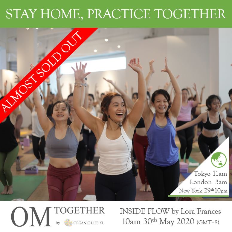 [Online] INSIDE FLOW by Lora Frances (75 min) at 10am on 30 May 2020 -completed