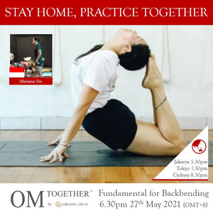 Fundamental for Backbending (75min) at 6.30pm Thu 27 May 2021 -completed