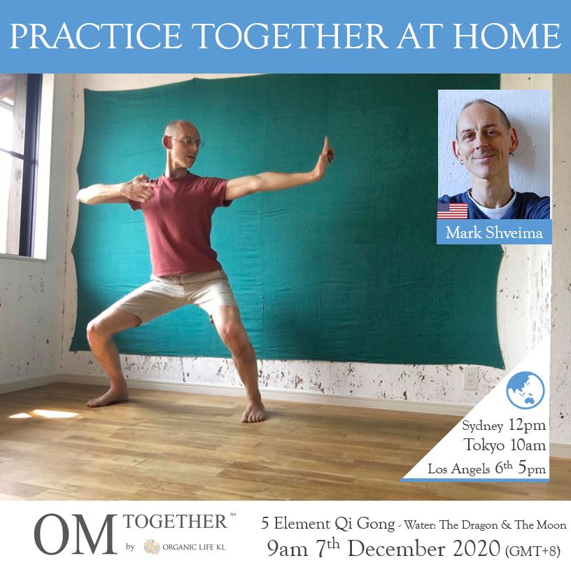 [Zoom] 5 Element Qi Gong - Water:  The Dragon & The Moon by Mark Shveima (75min) at 9am Mon on 7 Dec 2020 -completed
