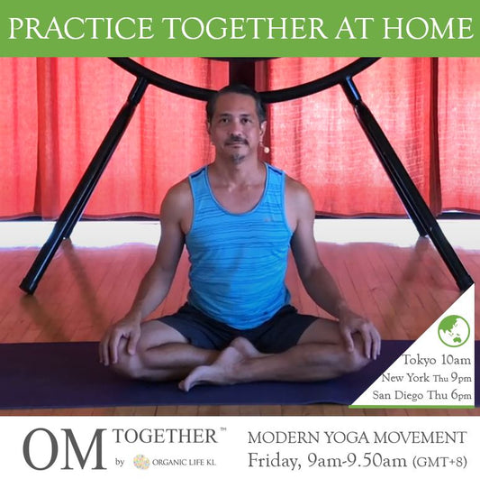 [Zoom] Modern Yoga Movement with Miles Maeda (50 min) at 9am Fri on 16 Oct 2020 - completed