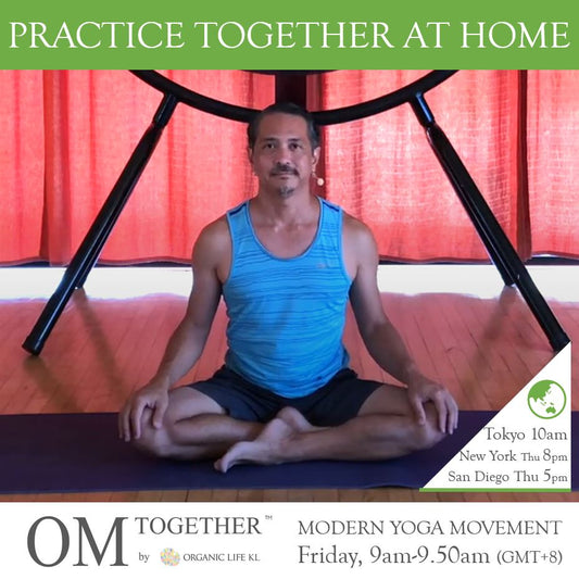 [Zoom] Modern Yoga Movement with Miles Maeda (50 min) at 9am Fri on 4 Dec 2020 - completed