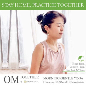 [Zoom] MORNING GENTLE YOGA by Asako (50 min) at 10.30am Thu on 3 Sep 2020 -completed