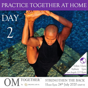 [Online] STRENGTHEN THE BACK_Day 2 by Olop Arpipi (120 min) at 11am Fri on 24 July 2020 -completed