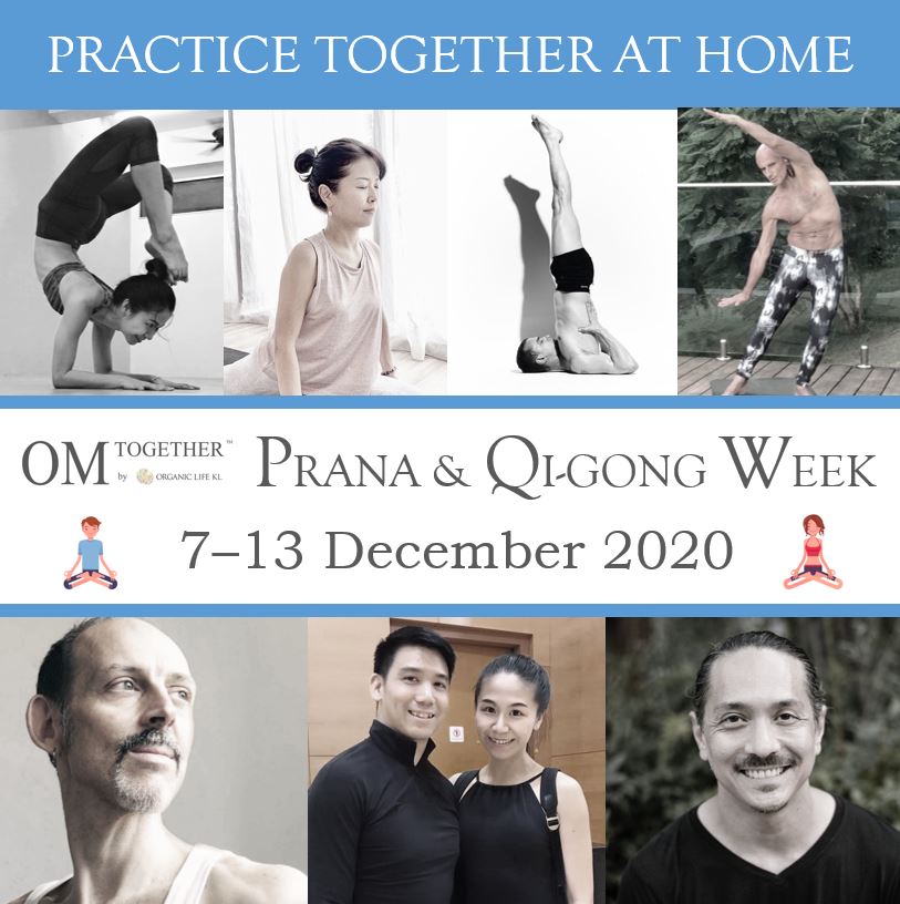 PRANA & QI GONG WEEK UNLIMITED PASS (7-13 Dec 2020) - up to 6 classes