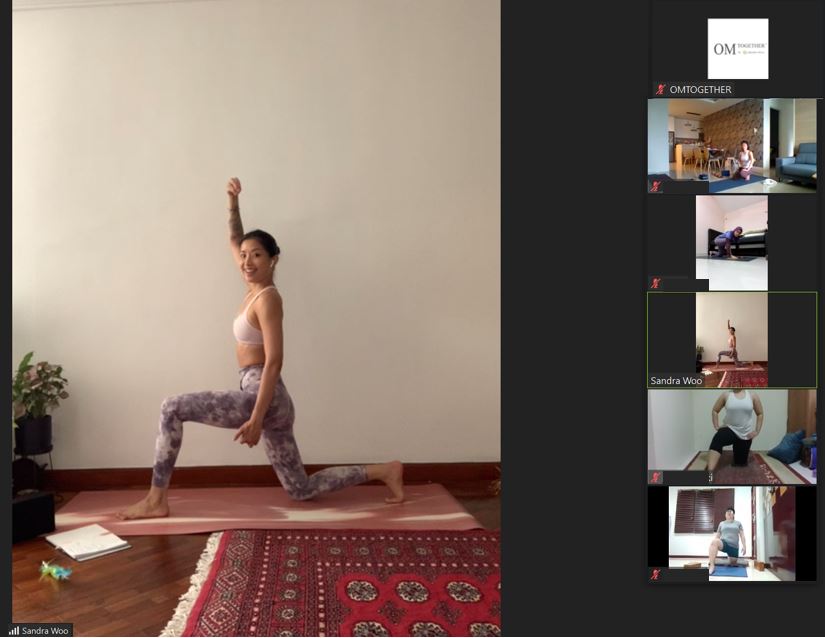 [Online] ACTIVE MOBILITY FOR YOGA by Sandra Woo (60 min) at 3pm on 27 June 2020 -completed