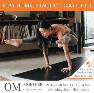 [Online] ACTIVE MOBILITY FOR YOGA by Sandra Woo (60 min) at 3pm on 13 June 2020 -completed