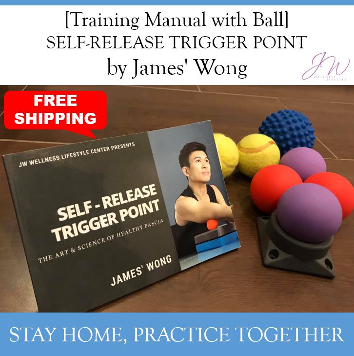 [Free Shipping] Training Manual "SELF-RELEASE TRIGGER POINT by James' Wong" with 2 Balls