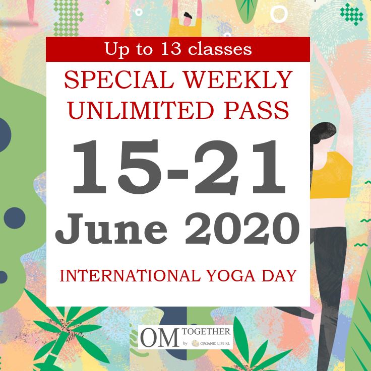 SPECIAL WEEKLY PASS (15-21 June 2020) - up to 13 classes -