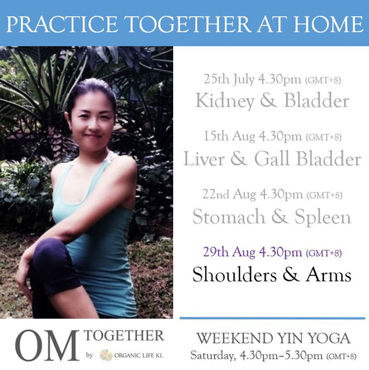 [Zoom] WEEKEND YIN YOGA with THEME by Asako (60 min) at 4.30pm Sat on 29 Aug 2020 -completed