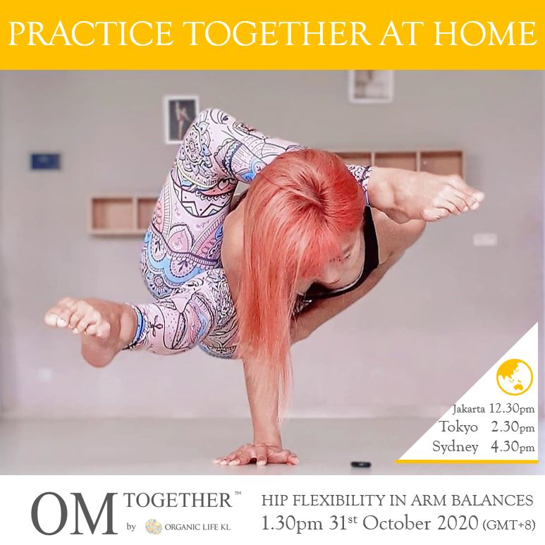 HIP FLEXIBILITY IN ARM BALANCES by Yenny Christine