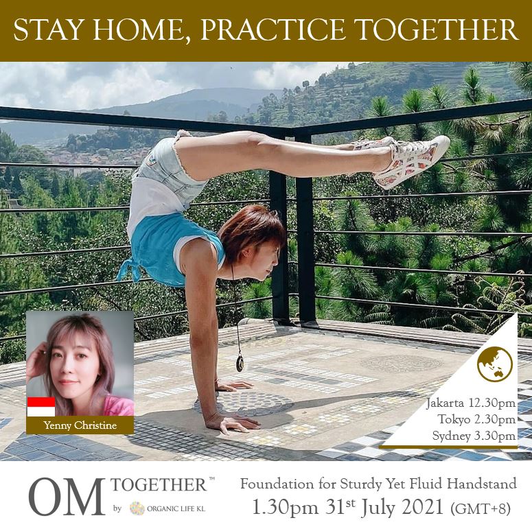 Foundation for Sturdy Yet Fluid Handstand (75min) at 1.30pm Sat 31 July 2021 -completed