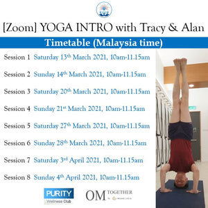 YOGA INTRO with Tracy and Alan (75min x 8 sessions) -completed