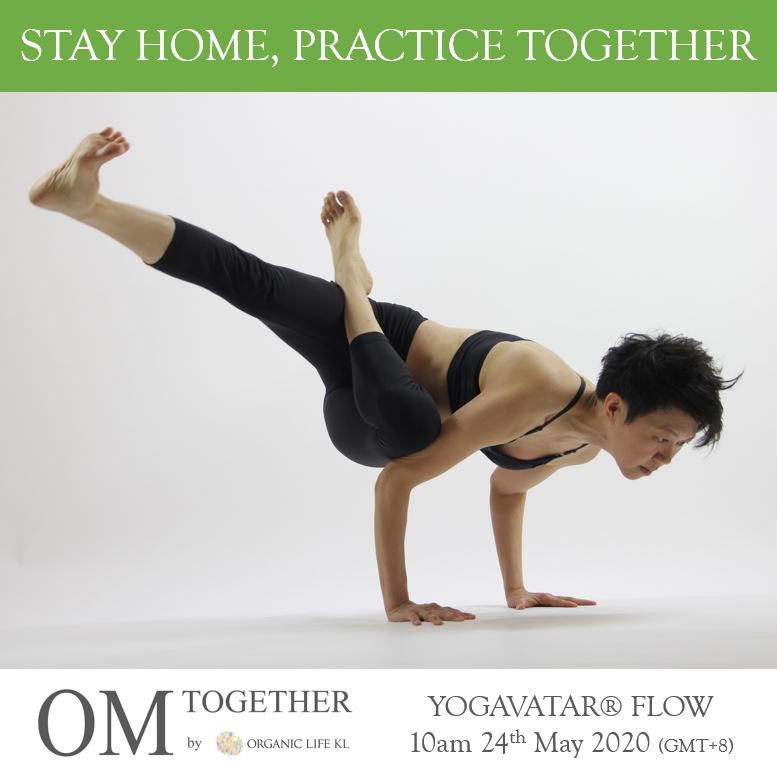 [Online] YOGAVATAR® FLOW by iRyne (60 min) at 10am on 24 May 2020 -completed